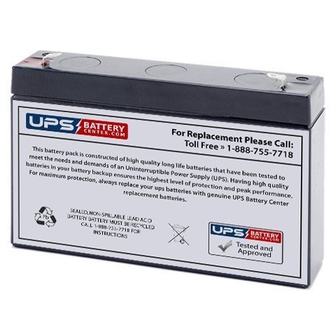 Powersonic PS-1228 12V 2.8 AH Rechargeable Lead Acid Replacement Battery