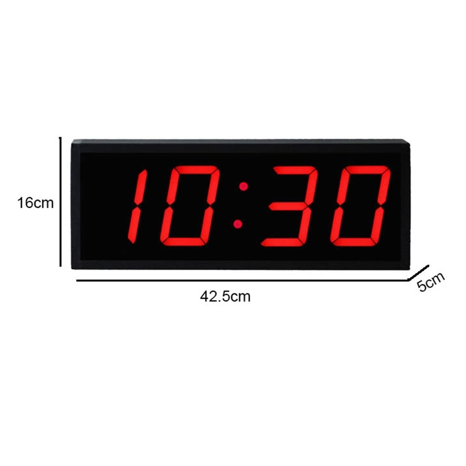 Grande orologio da parete digitale a LED con timer for il conto alla rovescia a 4 cifre con telecomando Molteplici modalità