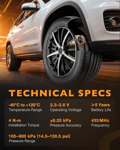Capteurs TPMS préprogrammés pour corriger les alertes de pression pneus sur Subaru Outback - 6