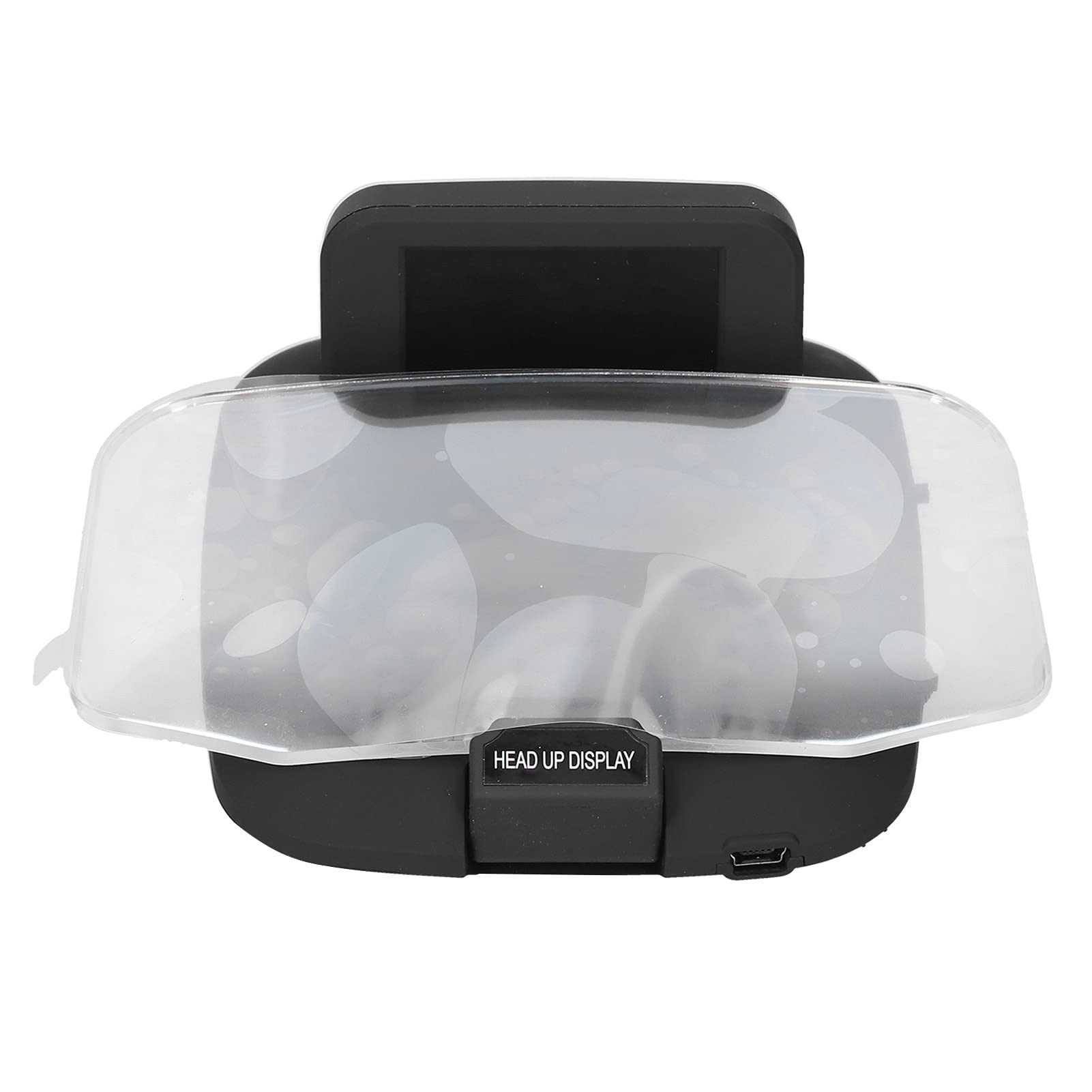 Pantalla frontal de 12 V OBD2 GPS velocímetro parabrisas HUD apto para modelo 3 Y, proyector de navegación Bluetooth de alta definición con alfombrilla antideslizante, brillo