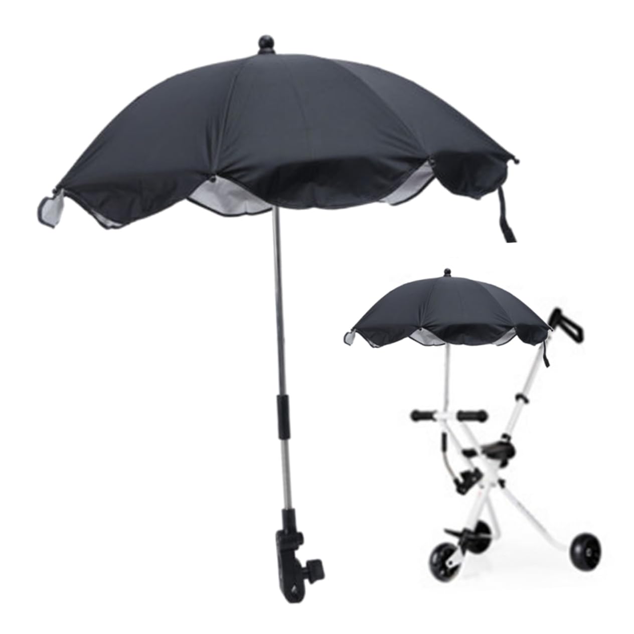 Uv-schutz Für Kinderwagen Regenschutz Mit Verstellbarer Halterung Passt An Lenker Oder Fahrrad Multifunktional Und Einfach Zu Montieren