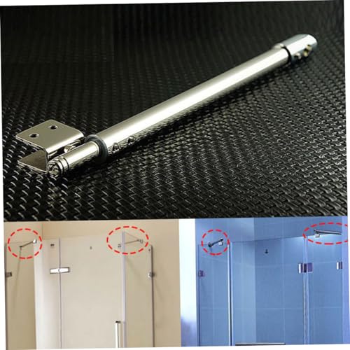Herrajes para baño premium con barra de soporte de cristal inoxidable 5