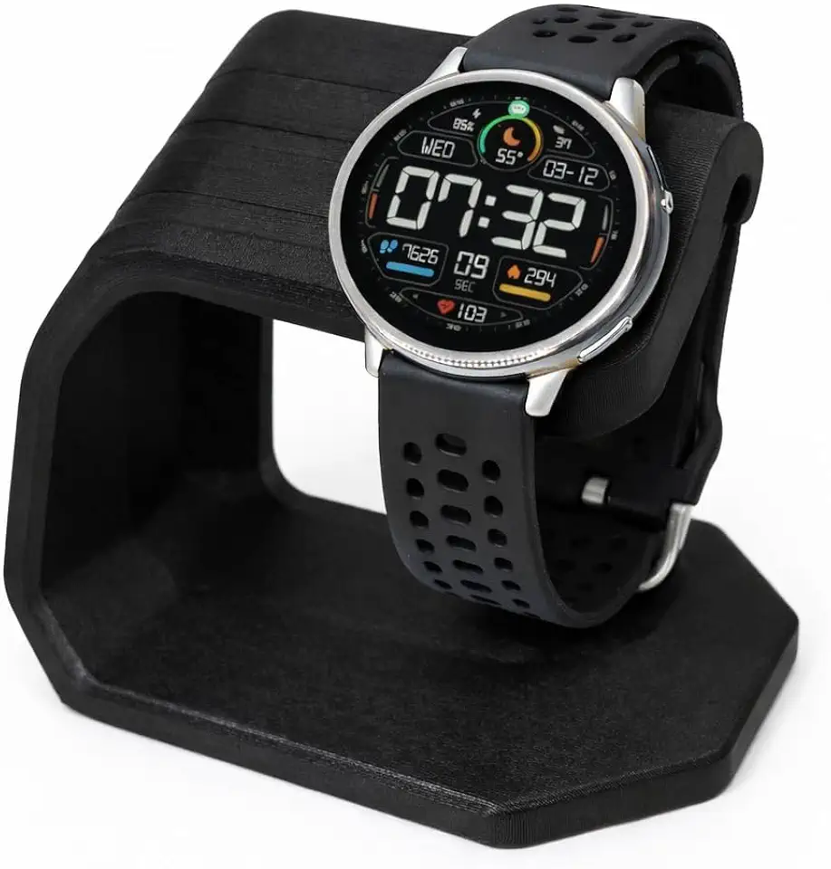Suporte de Carregador Para Amazfit Active 2, Bip 6, Preto - (Não acompanha carregador)