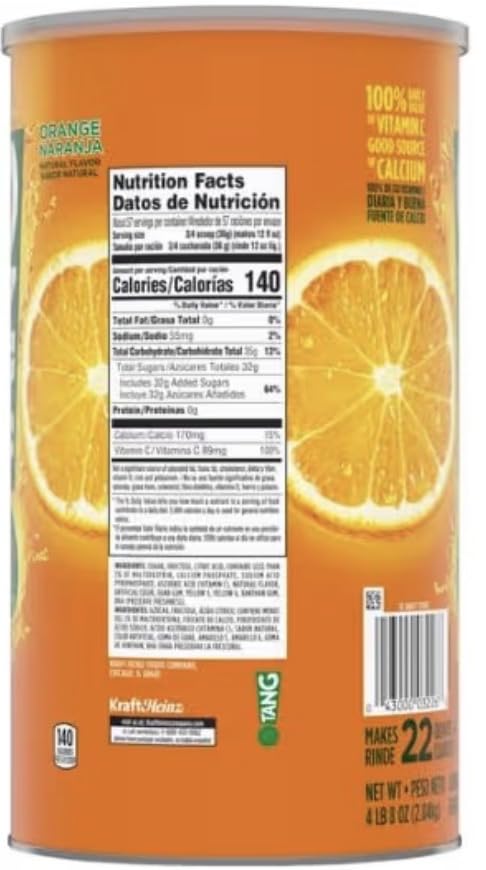 Tang Orange Drink Mix (72oz)