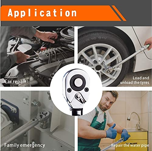 Akm Tool 1/2-Inch Drive Click Torque Wrench Set Dual-Direction Adjustable High Precision Wrench With Buckle #TOP5