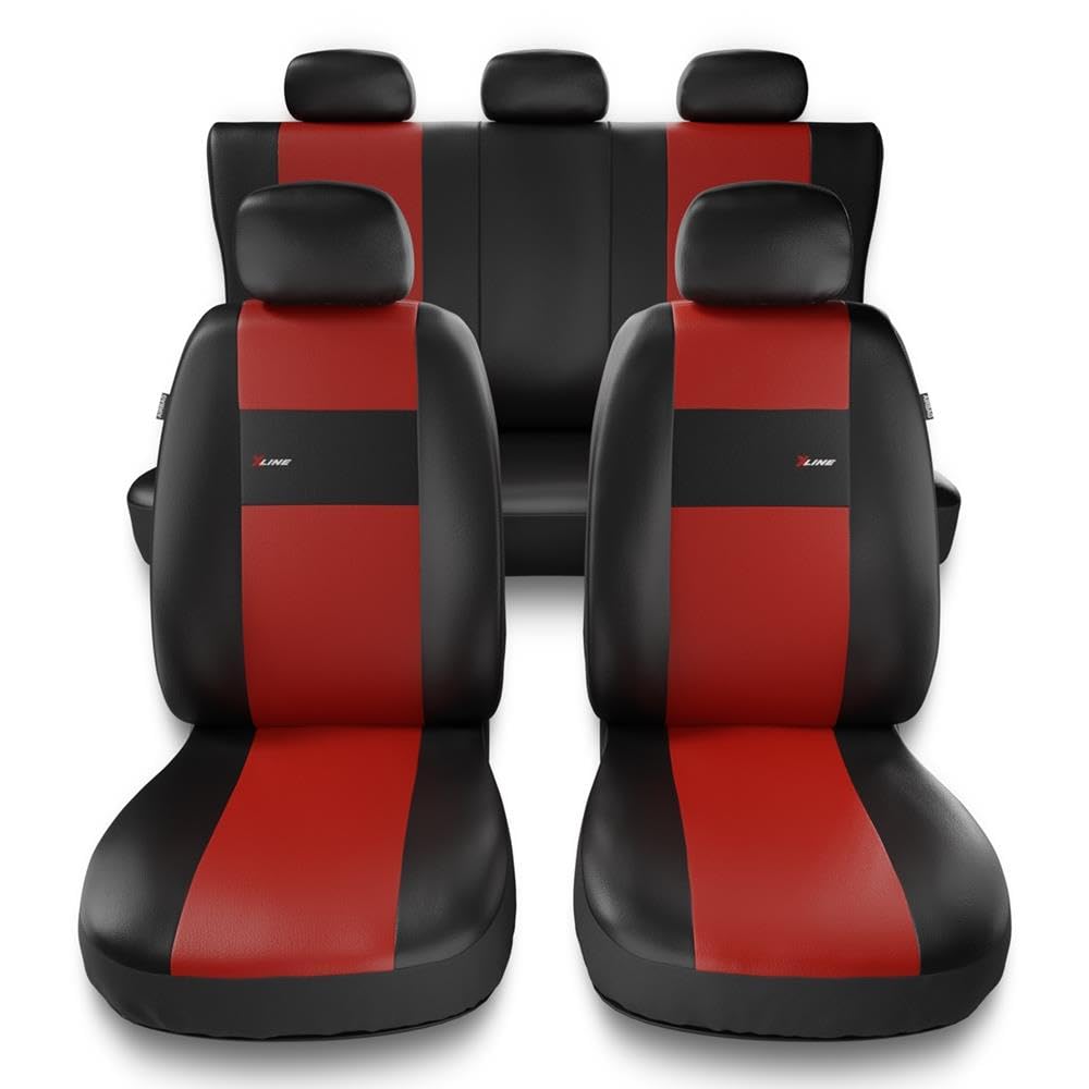 Mossa Fundas Asientos Coche aptas para Seat Ibiza II III IV V 1993-.. XL-RD | Hatchback, SportCoupé, Sportstourer