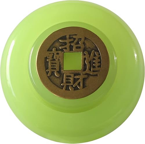 Zhaocaijinbao EDC El Fidget Spinner es el mejor alivio del estrés y trae buena suerte (verde luminoso)