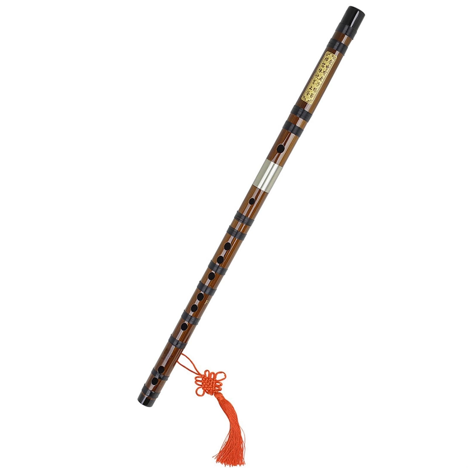 flûte de bambou Flûte En Bambou Dizi, Instrument De Musique Traditionnel Chinois, Avec Boîte En Tissu À Membrane (Color : C key)