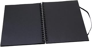 Caderno Universitário Páginas Pretas Sem Pauta 21x28 cm 60fls | Zuba Casa Criativa