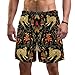 Produktbild Lorvies Herren Badehose, Fantasie-Tiere, Katzen, Feuervögel und Vögel, schnell trocknend, Größe L Gr. Verschiedene Größen, multi