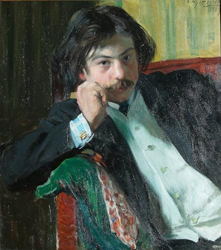 Tableaux Toile Janko Lavrin Kustodiev Pour Rompre la Monotonie d'un Mur Vide