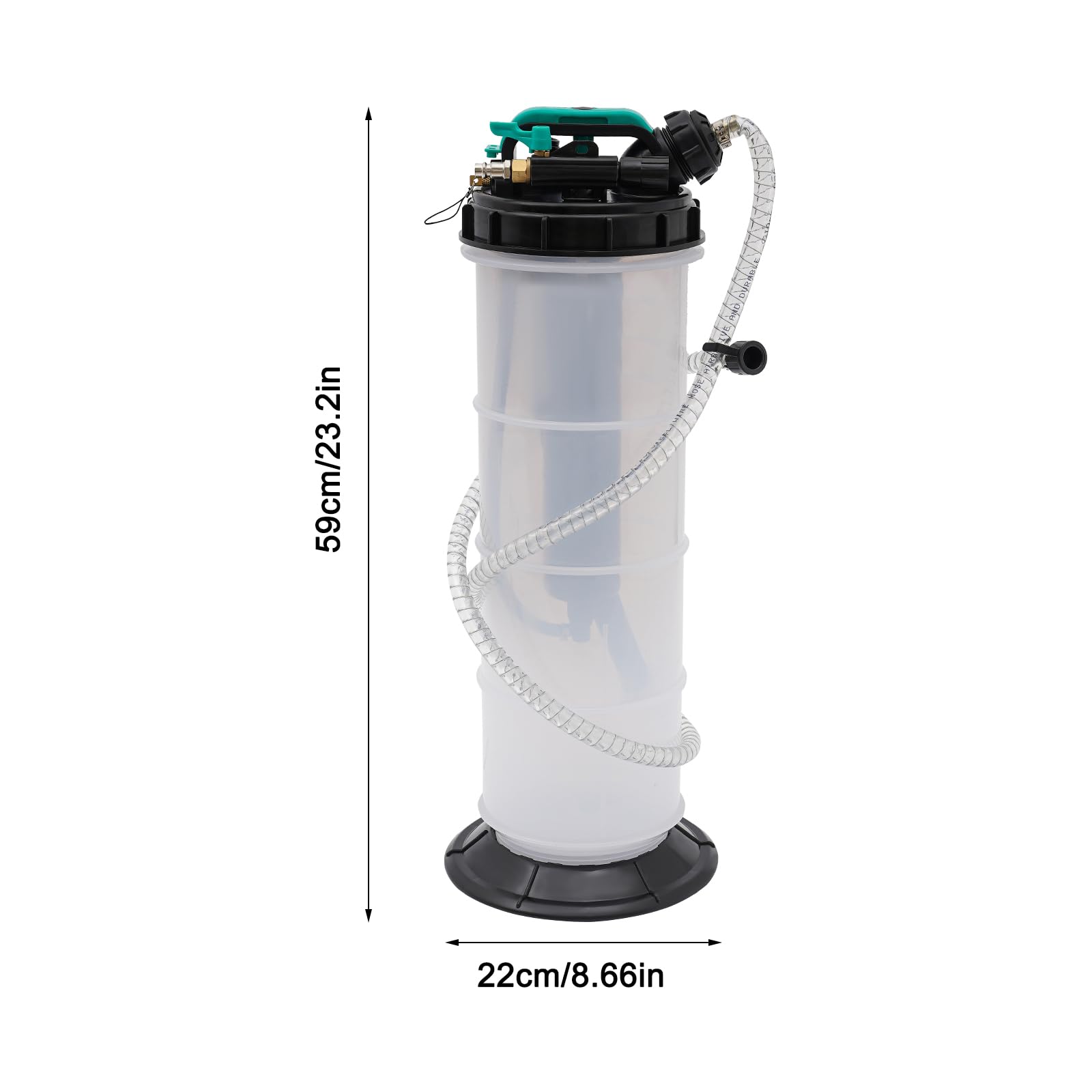 Bomba de aceite multiusos de 7,5 L, bomba de extracción de líquidos, bomba de extracción manual y neumática con 4 tubos, extractor de aceite líquido independiente