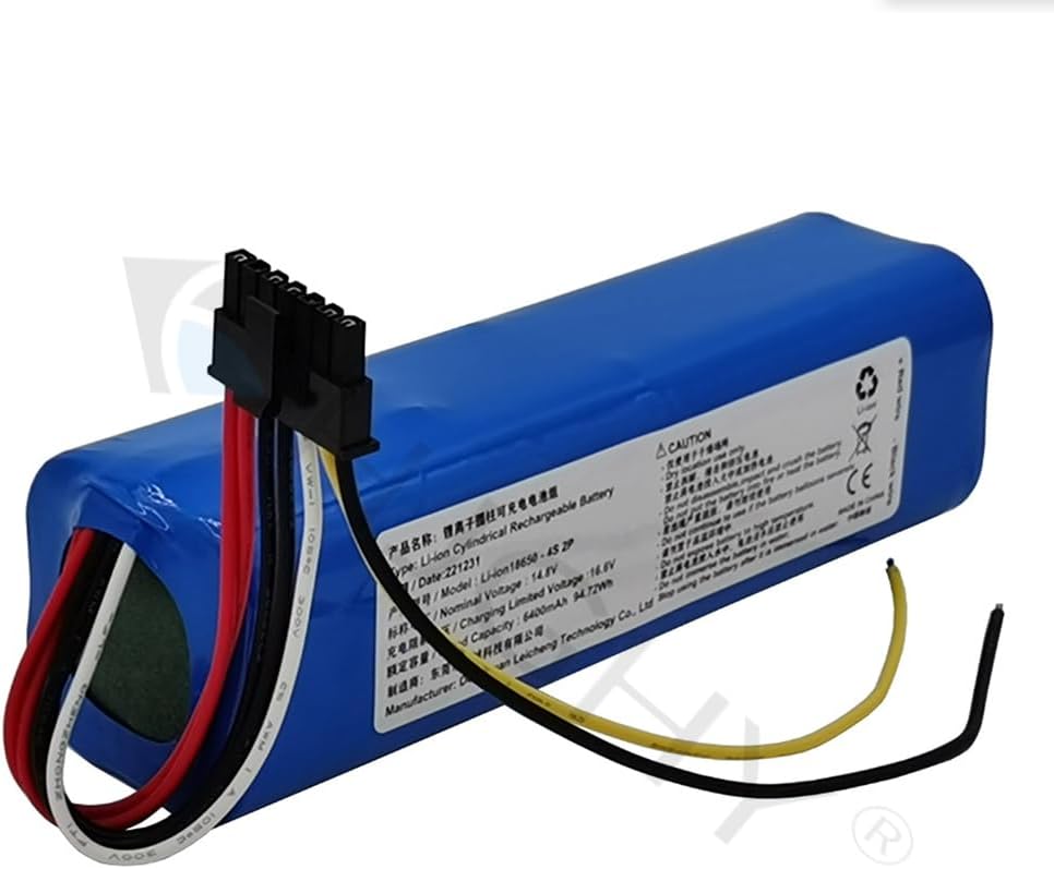 14.4V 5600mAh 6500mAh Sweeping Machine Replacement Lithium-Ion Battery Pack 14.4V Sweeping Robot Vacuum Cleaner Sweeper Backup Battery