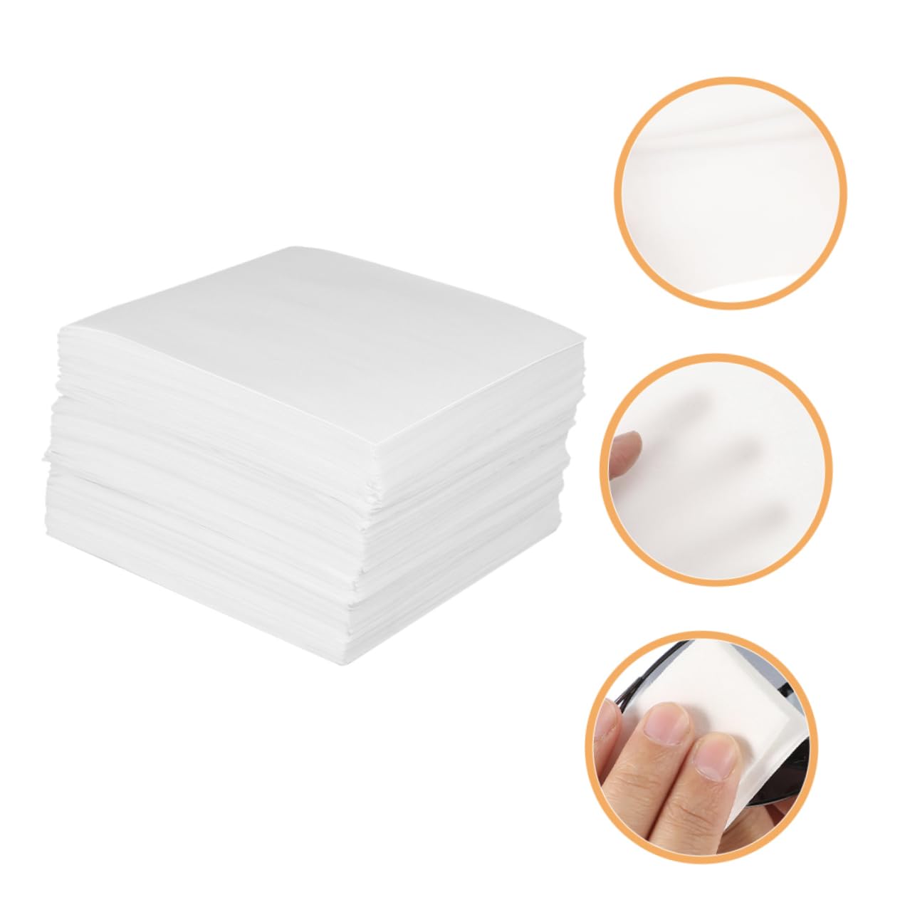 BESTYASH Toallitas de Limpieza sin Pelusa 1200 Piezas 4x4 Pulgadas para Lentes, Pantallas Electrónicas y Anteojos, Papel Absorbente Antiestático para Limpieza Precisa en Laboratorio y Uso