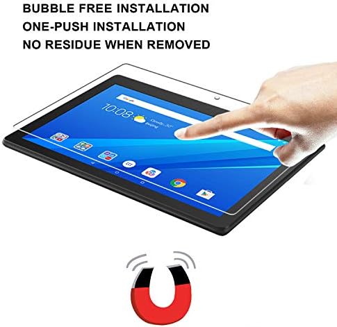 Lenovo Tab E10 Screen Protector Glass, RBEIK 9H Hardness Tempered Glass Scratch Resistant Bubble Free Anti-Fingerprint Screen Protector Only fit Lenovo Tab E10 Tablet