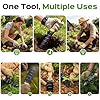Garden Tools Trowel with EDC Sheath, Gifts for Men Women Mom Dad, Gardening Tools with 7 Stainless Steel Blade, Dual-Scale Measurement, Hanging Hole, Gardening Hand Tools for Weeding Digging Planting