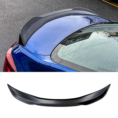 Maxzina Spoiler Wing Compatible with 2019-2024 Kia Forte Sedan Rear Spoiler Trunk Rear Spoiler Wing Lip ABS Plastic for 2023 Forte Accessories (Glossy Black)