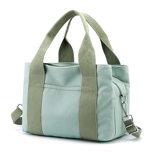 Sac à bandoulière en toile femme type fourre-tout pratique et cartable élégant au quotidien
