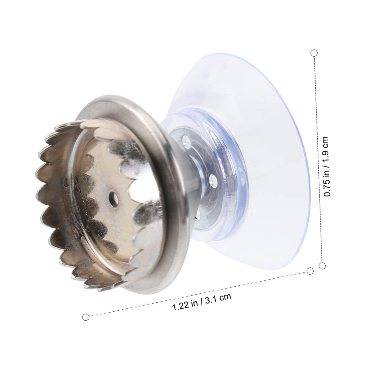 IMIKEYA 6set Portasapone Magnetico In Inox Supporto Del Sapone Montato Parete Design Ventosa per Bagno e Cucina Facile Installazione e Risparmio Di Spazio