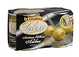  La Española Aceitunas Rellenas de Anchoa Deluxe - Pack de 2 x 200 g - Total: 400 g
