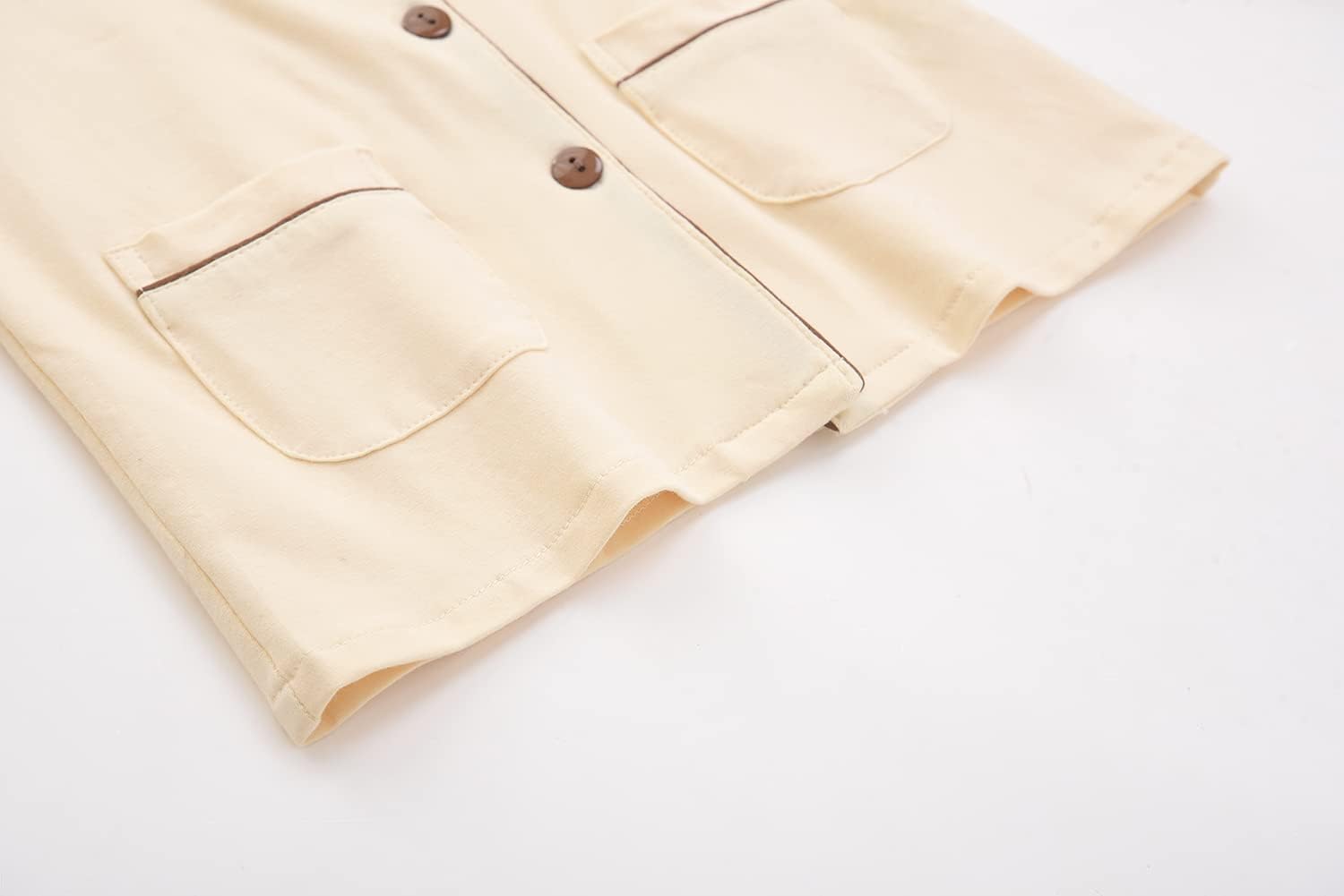 ACESTAR Kids Girls Boys Cotton Pajamas Set Long Sleeve Button Down Pjs Sleepwear Loungewear 2 Piece Set for Daily Size 3-12 - Image 5