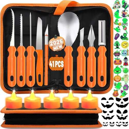 41 PCS Professional Pumpkin Carving Kit