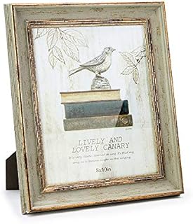 Afuly Antique 8x10 Photo Frame in Gold and Retro Green Vintage Picture Frame for Desk Wall Tabletop Gifts