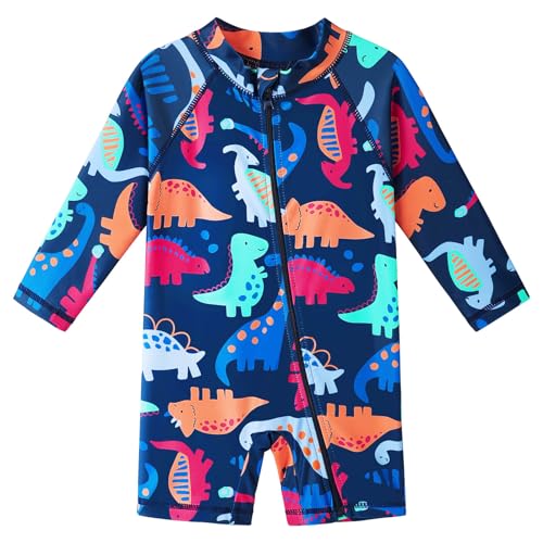 Image of XFGIRLS Baby Boys Swimsuit Toddler Sunsuit UPF 50+ Sun Protection One Piece Beach