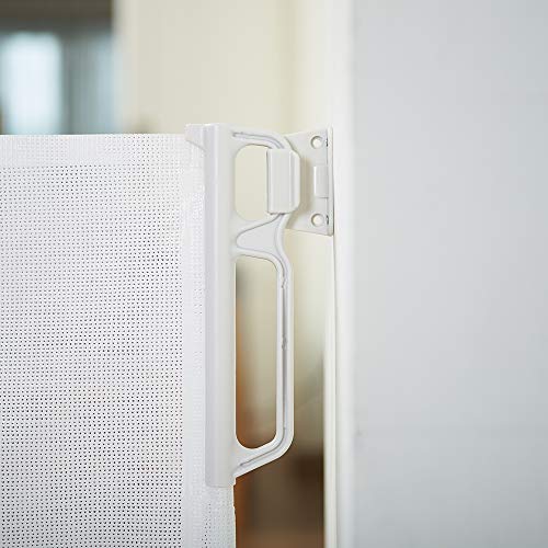 Easybaby Retractable Baby Gate, 33" Tall, Extends Up To 55'' Wide, White / Child Safety Baby Gates, Pet Retractable Gates For Stairs, Doorways, Hallways, Indoor And Outdoor #TOP6