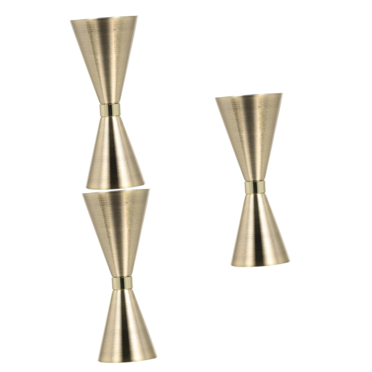 Cabilock 3 Pièces Mesureur De Vin Double Face Jigger Shot Mesure Jigger Mesure Tasse Double Face Cocktail Jigger Vin Tasse À Mesurer Mesurer Jigger Vin Tasse Boisson Tasse À Mesurer Bar