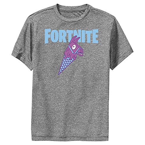 T-shirt Fortnite Garçon avec motif Llama Cone en coton confortable