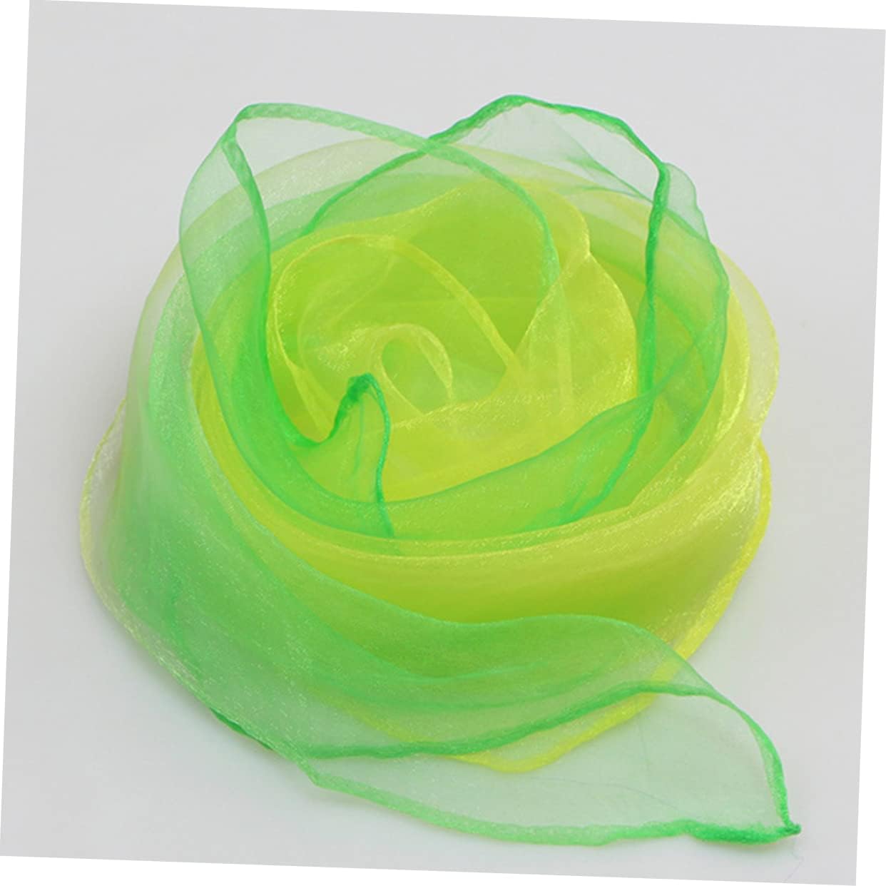 LIFKOME 36pcs Gradient Juggling Dance Scarves for Boys and Girls Performance and Decoration Soft Gauze Random Colors for Play Dance Groups and Stage Props