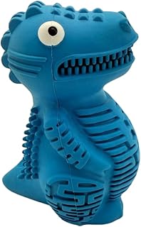 Generisch Dino Intelligent Dog Toy, Dental Care Chew Toy, Treat Dispenser, Blue, for Small & Medium Dogs product image