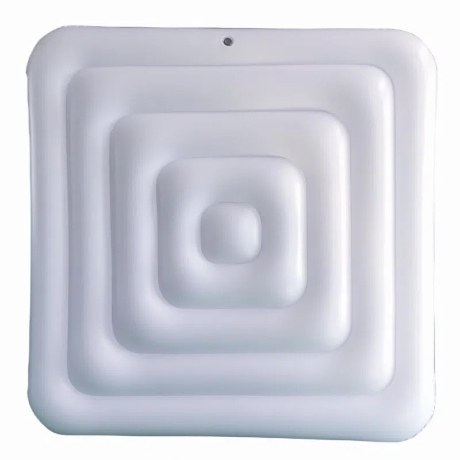Cubierta De Spa Inflablecuadrada, Tapa De Spa con Válvula De Inflado Y Desinflado Rápido Y Fácil, Tapa Aislada Para Spa,Lona De Burbujas Piscina, Resistente a la Lluvia a la Nieve, …