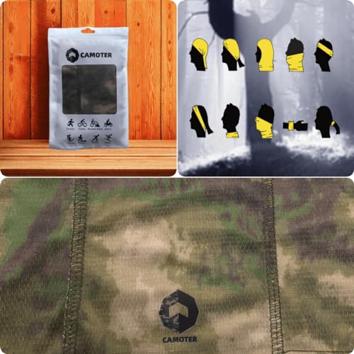 Image of Camo Balaclava Ski Face Mask UV Protector for Man and Women Hunting Fishing Motorcycle Windproof&Military Tactical