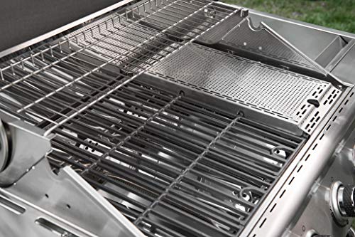 Nexgrill Evolution 4B Gas Grill met Gietijzeren Grillplaat I 4+1 Brander Gas Grill met Roestvrij Stalen Bakplaat… - Afbeelding 7