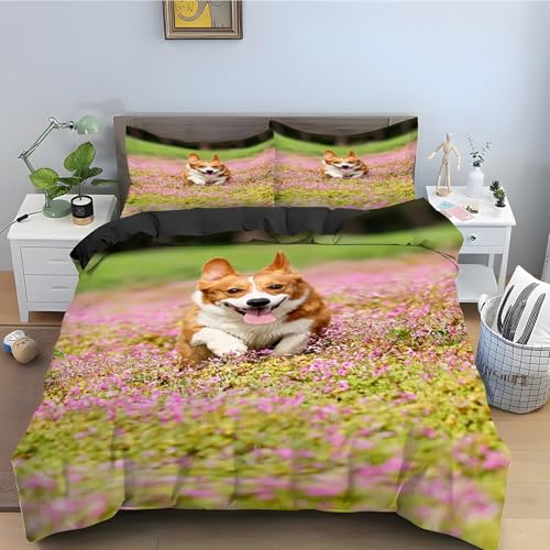 Housse de couette 240 x 260 en microfibres douces et résistantes