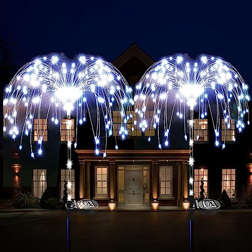 XRR 2 Pack 120 LED Solar Fireworks Lights