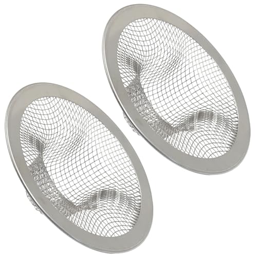 Coladores malla acero inoxidable para desagüe 20 piezas miniatura 4