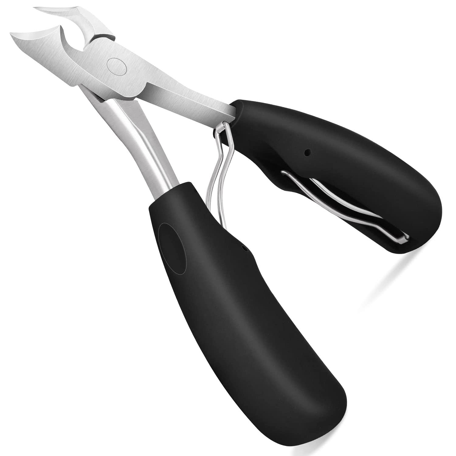 HBSTUDIOProfessional Toenail Clippers for Thick Nails,Thick Toenail Clippers, Large Handle for Easy Grip + Sharp Stainless Steel,Super Sharp Curved Blade Grooming Tool