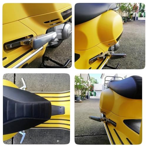 Repose-pieds antidérapant Vespa GT 125 200 extensions de confort passager bleu