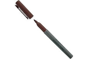 Art Alternatives Fineliner Permanent Markers for Metal Brown