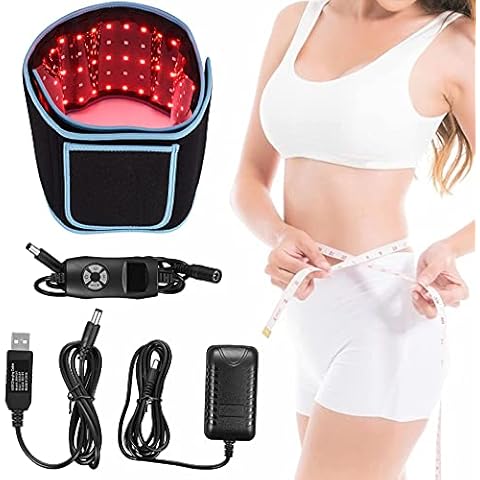 TOPQSC 660nm LED Infrared and 850nm Near-Infrared Light Therapy pad Equipment for Pain Relief Flexible Wearable wrap deep Therapy Massager, Used for Back and Shoulder Muscle Treatment Cover