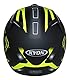 protectWEAR Motorradhelm H510 Arrow schwarz matt/neon gelb - L