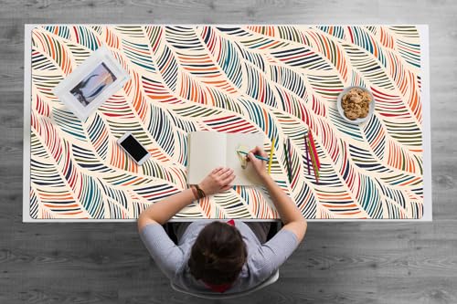 Sous-main de bureau 120x60 cm lavable pour protéger la table