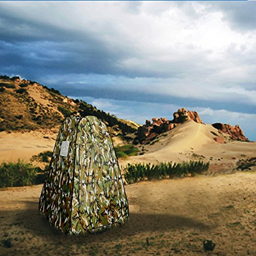 Carpa portátil para cambiar ropa con privacidad, baño, ducha y refugio para camping al aire libre con bolsa de transporte miniatura 3