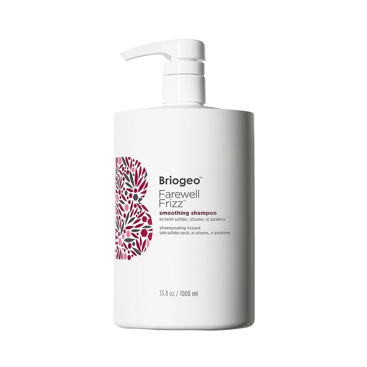 Briogeo Farewell Frizz smoothing shampoo, Champú Suavizante sin Sulfatos, 1000 ml