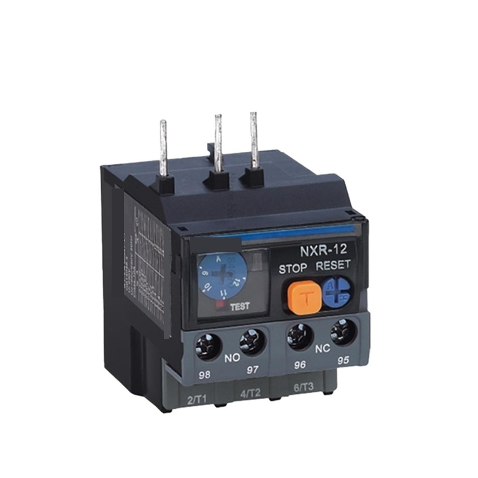 Relais de courant NXR-12 thermique pour disjoncteur et protection moteur triphasé 4-6A