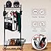 EROTASH Motorcycle Helmet Holder, Motorcycle Gear Storage Rack, Display Stand for Accessories, Jacket, Gloves and Boots, Helmet Rack for Garage or Workshop Organization