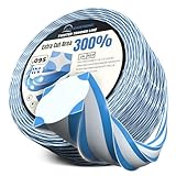 String Trimmer Line, 0.095'' 400FT Heavy Duty Weed Eater String, Dual-Color Square Twist Universal Weed Wacker String, Fit for Cordless String Trimmer, Tough Weed Removal, Lawn Repair, Pro-Grade